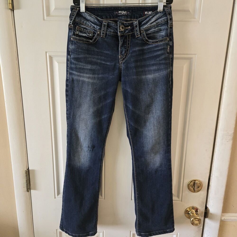 Silver Jeans Elyse Mid Slim Boot 26x33-Fit 29x28 Stretch Bootcut Classic Western